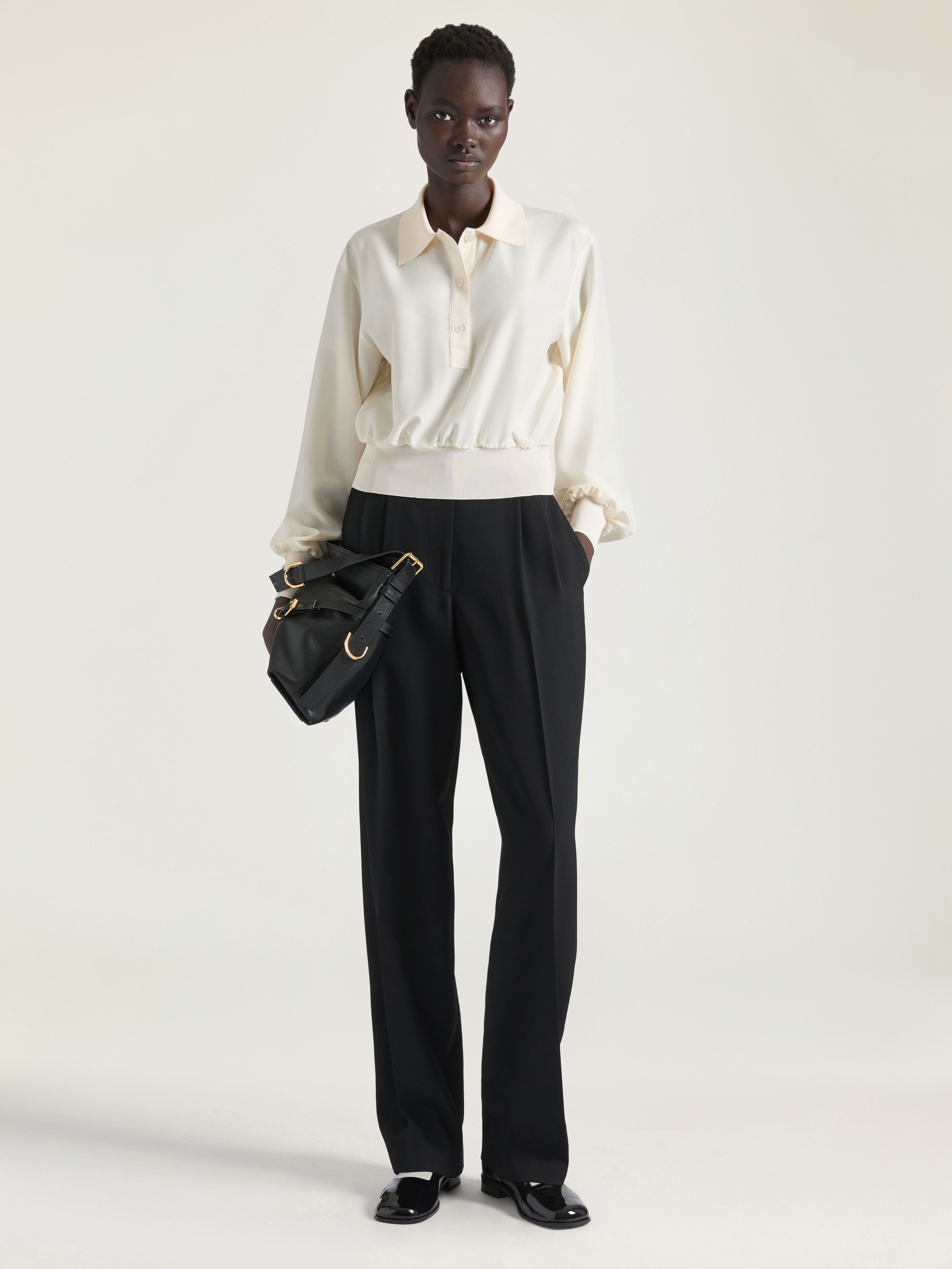 Polo in silk
